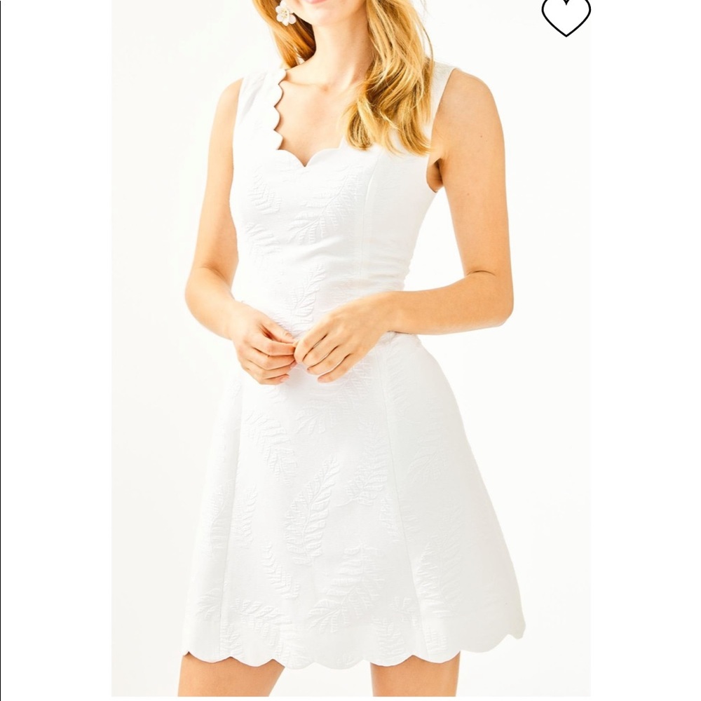 Lilly Pulitzer Sabeen Stretch Dress White NWOT